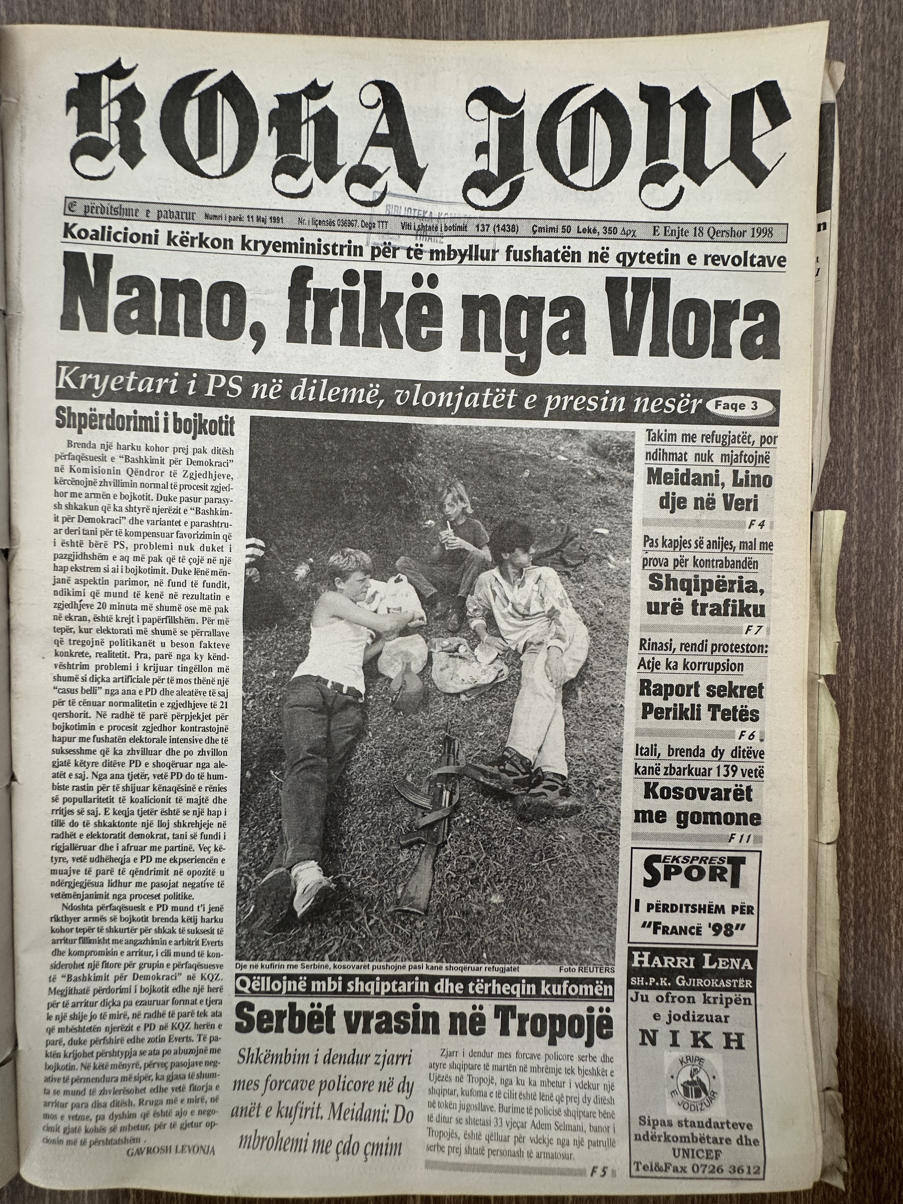 Koha Jonë 1998-06-18